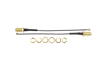 IPEX Cable to RP-SMA Female, Gold-Plated, 10cm, 0-6GHz