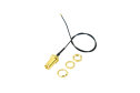 Wireless Communication Female Connector Cable IPEX4 to SMA, 20cm, LattePanda 3 Delta, 2 Alpha, 2 Delta