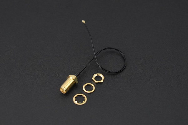 Wireless Communication Female Connector Cable IPEX4 to SMA, 20cm, LattePanda 3 Delta, 2 Alpha, 2 Delta