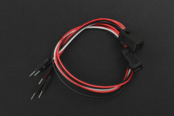 IR Break Beam Sensor, 50cm, Fast 2ms Response, Compact 20x10x9mm