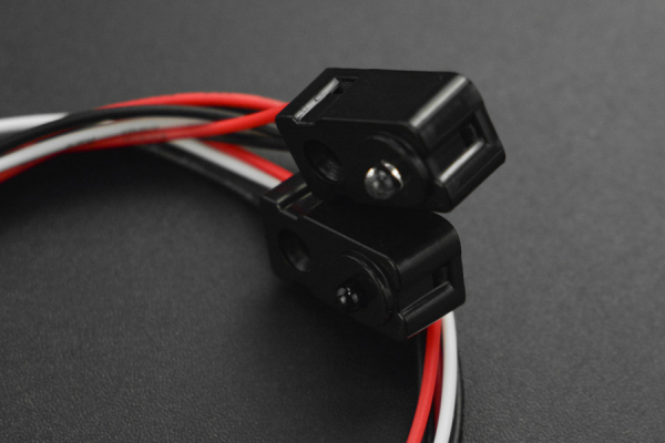 IR Break Beam Sensor, 50cm, Fast 2ms Response, Compact 20x10x9mm