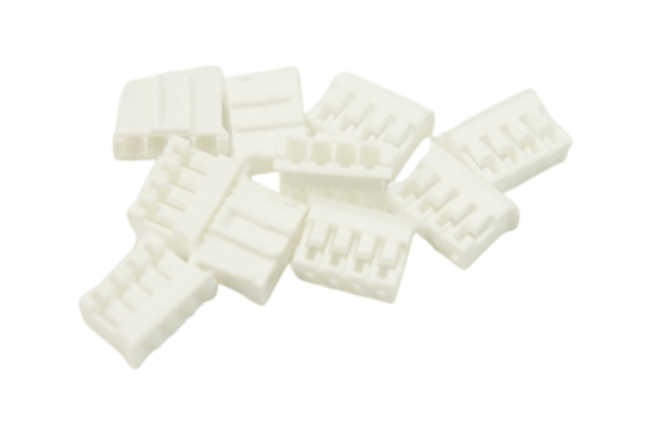 Female Connector JST, 4 Holes, 4-pin 2.0mm, 28-26 AWG