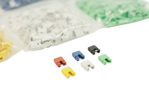 Jumper Cap 600PCS, 2.54mm, 6 Colors
