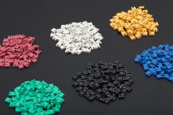 Jumper Cap 600PCS, 2.54mm, 6 Colors