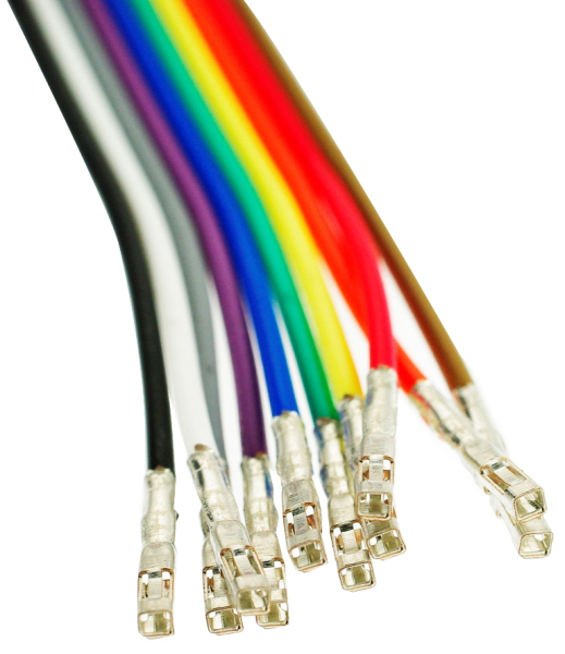 Jumper Wire, 12" Ribbon Cable, 10 Colors, Female Headers
