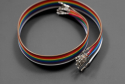 Jumper Wire, 12" Ribbon Cable, 10 Colors, Female Headers