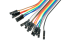 Jumper Wires, 9Inch F/F, Breadboard/Arduino, 10 Pack