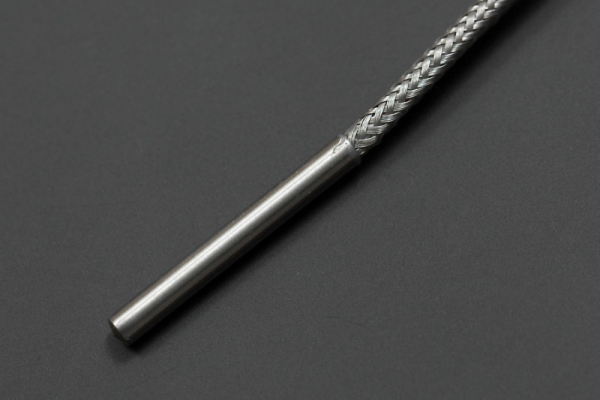 K Type Thermocouple, 0-800C, Stainless, 125mm Cable