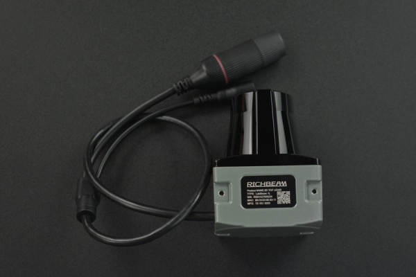 2D ToF LiDAR LakiBeam 1L, 270 Degree, Industrial grade, Single line, 40m, 12V, Ethernet UDP, IP65