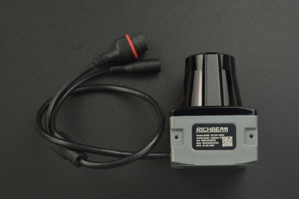 2D ToF LiDAR LakiBeam 1S, 270 Degree, Industrial grade, Single line, 15m, 12V, Ethernet UDP, IP65