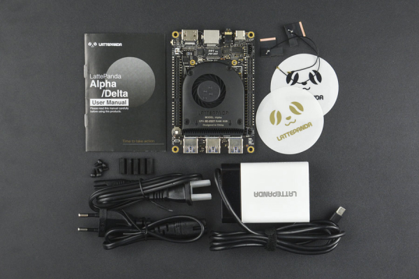 LattePanda 2 Alpha 800s, Titan Case, Streaming Cable, Touch Display