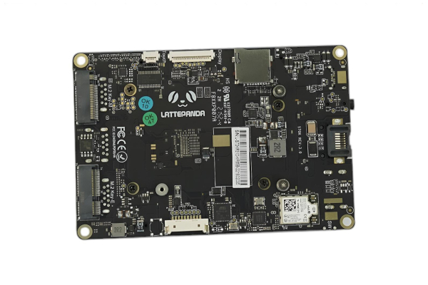 LattePanda 2 Alpha 864s, Win10 Pro activated, med Case, Streaming Cable, Touch Display