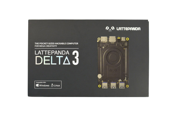 LattePanda 3 Delta 864, The Fastest Pocket-sized Windows/Linux Single Board Computer with Win10 Enterprise License, 8GB/64GB