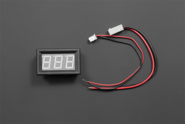 LED Current Meter, 10A, 0-9.99A, 2% Accuracy, Blue