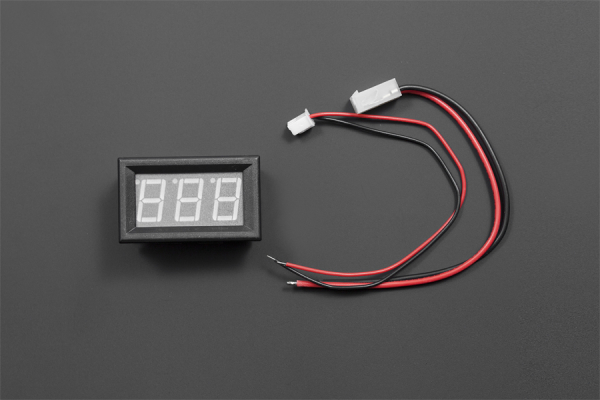 LED Current Meter, 10A, 0-9.99A, 2% Accuracy, Blue