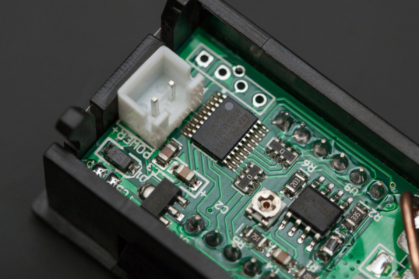 LED Current Meter 10A, 0-9.99A, 2% Accuracy, Green