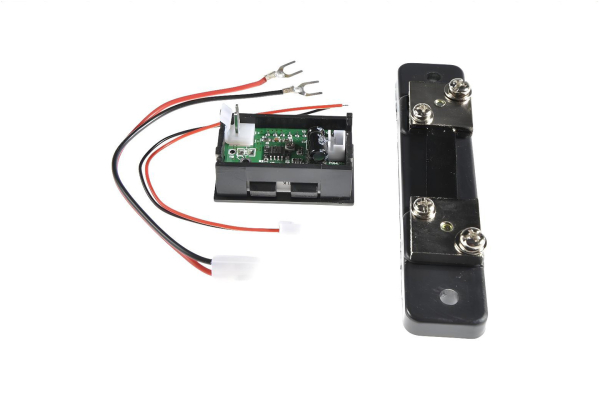 LED Current Meter 50A Green, Reversed Protection, 0-50A, 2% Error