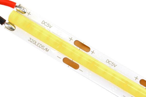 LED Flexible Strip Light (White), 160 LEDs, 5V, 3M Adhesive