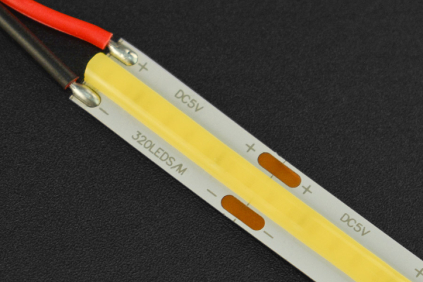 LED Flexible Strip Light (White), 160 LEDs, 5V, 3M Adhesive