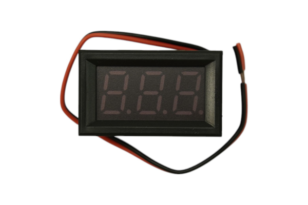 LED Voltage Meter Green, 3-30V, 1% Accuracy