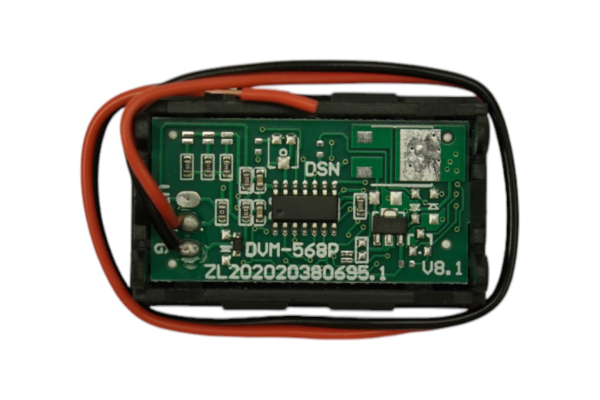 LED Voltage Meter Green, 3-30V, 1% Accuracy
