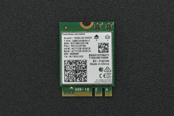 WiFi 6E Network Card AX210, M.2 A+E Key, LattePanda Alpha and Delta