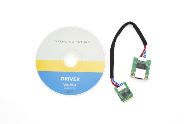 Ethernet Network Card M.2 A+E Key to 2.5G for LattePanda, Supports Windows 10/11, Linux.