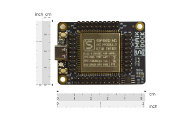 AI Development Kit M1 Dock, K210 Chip, 2.4" LCD, Camera, Mic, TF Slot