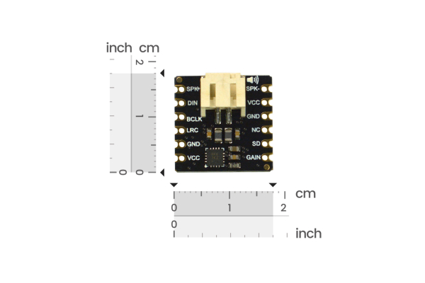 I2S Amplifier Module MAX98357, 2.5W, 3.3V-5V, Switchable Channel