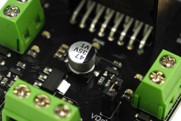 DC Motor Controller L298N, 4.8-46V 2A Dual H-Bridge