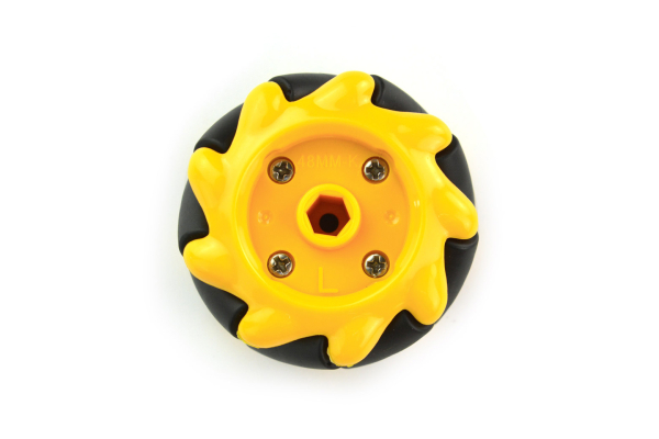 Mecanum Wheel, 48mm - Left, Omnidirectional, 9 Rollers