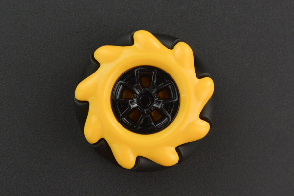 Mecanum Wheel, 48mm - Left, Omnidirectional, 9 Rollers