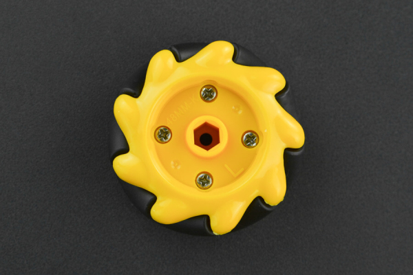 Mecanum Wheel, 48mm - Left, Omnidirectional, 9 Rollers