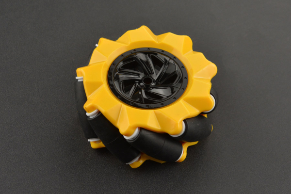 Mecanum Wheel - Left (80mm), Omnidirectional, 10kg Load