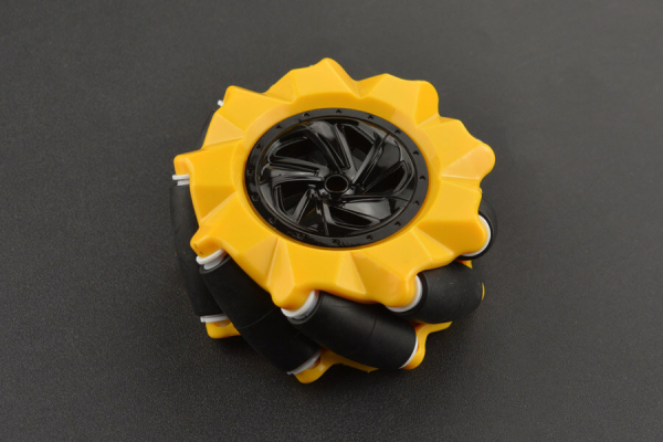 Mecanum Wheel, 80mm - Right, 9 Rollers, 10kg Load