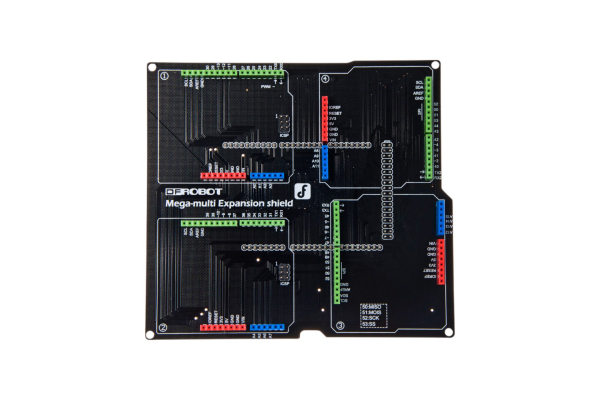 Mega Multi IO Shield for Arduino Mega/DUE, Supports 4 Shields