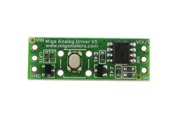 Memory Metal Actuator Driver - 5-30V MOSFET Switch