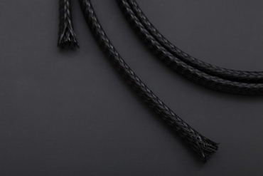 Mesh Cable Guide Black, Expandable, 10mm Diameter