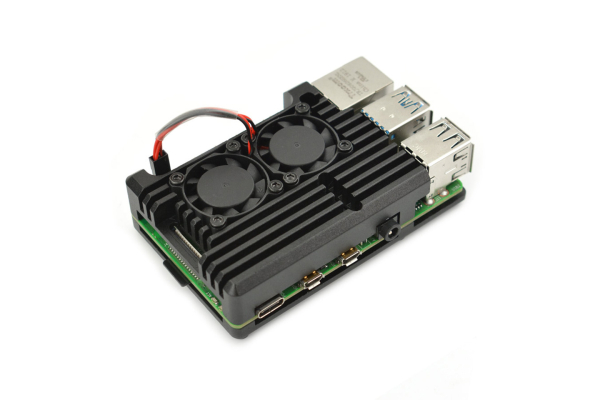 Metal Case 4B, Dual Fans, Open Design, Aluminum Alloy