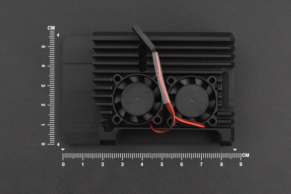 Metal Case 4B, Dual Fans, Open Design, Aluminum Alloy