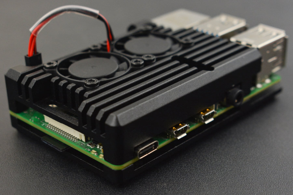 Metal Case 4B, Dual Fans, Open Design, Aluminum Alloy