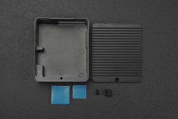 Metal Cooling Case, with Heat Sink, Compatible with Raspberry Pi CM4, IoT Router Carrier Board