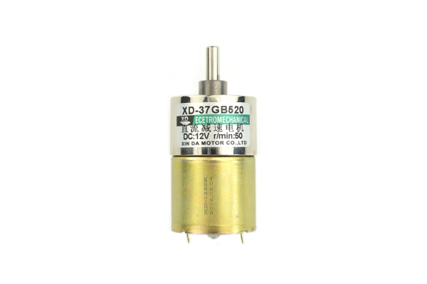 DC Geared Motor, Metal - 12V 50RPM 26kg.cm, 100:1, Pure Copper