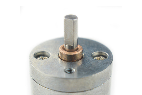 DC Geared Motor, w/Encoder, Metal, 6V, 210RPM, 10Kg.cm