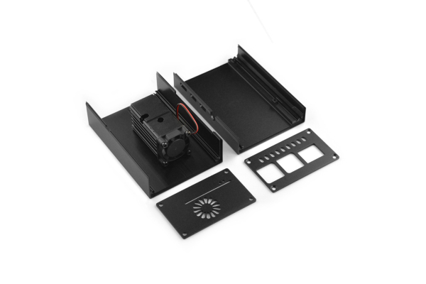 Metal Heatsink Case for Raspberry Pi 4, Aluminum Alloy, Efficient Cooling