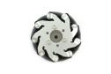 Metal Mecanum Wheel 65mm with Motor Shaft Coupling, Left