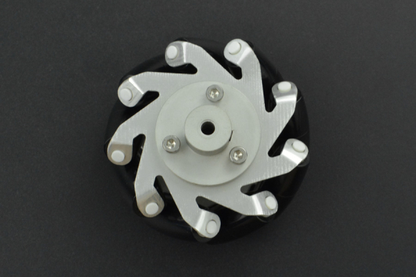 Metal Mecanum Wheel 65mm with Motor Shaft Coupling, Left
