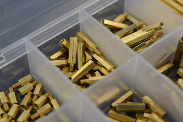 Metal Screw Nut and Mounting Kit - M2, 320 pcs, Hex Copper Columns