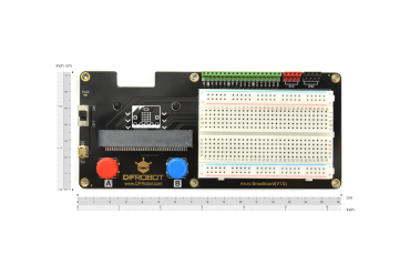 Breadboard micro:bit Expansion Board, No Soldering, Pin Headers