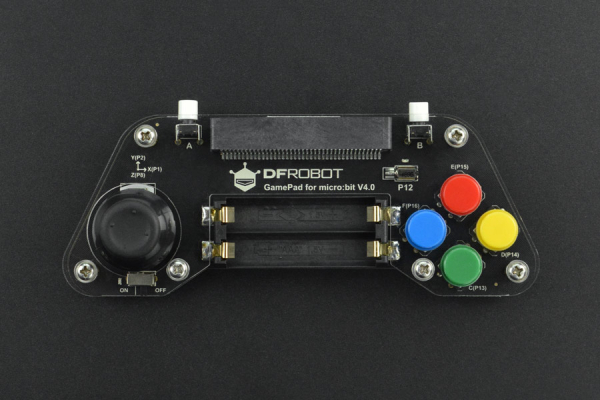 GamePad - micro:GamePad (V4.0) for micro:bit, 3-axis Joystick, 7 Keys